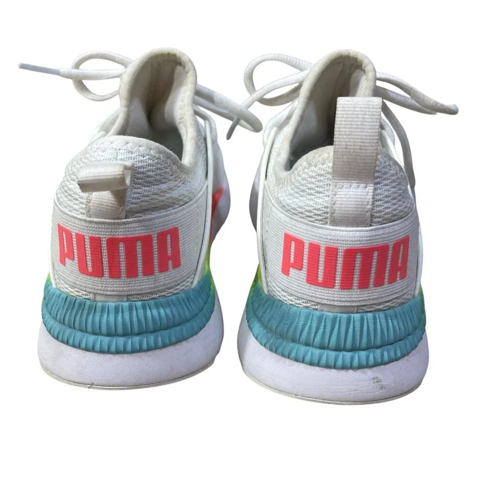 PUMA Childs Pacer Next Cage Sneaker Neon 6C (Women's 8) Running Shoe - Picture 6 of 11